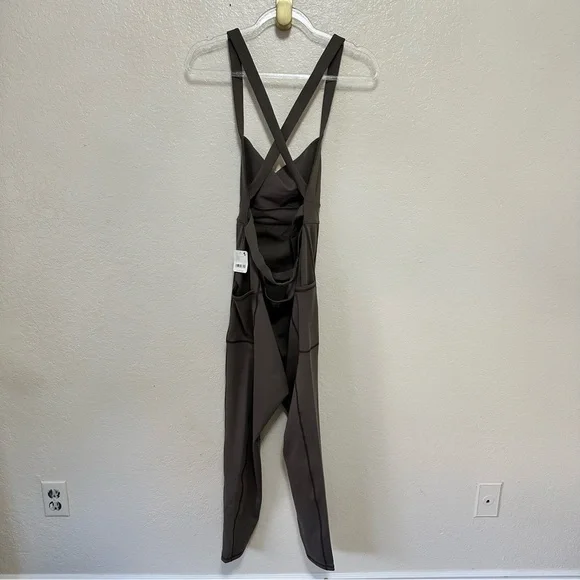 NEW free people movement My High Onesie brown jumpsuit size L - Picture 9 of 14
